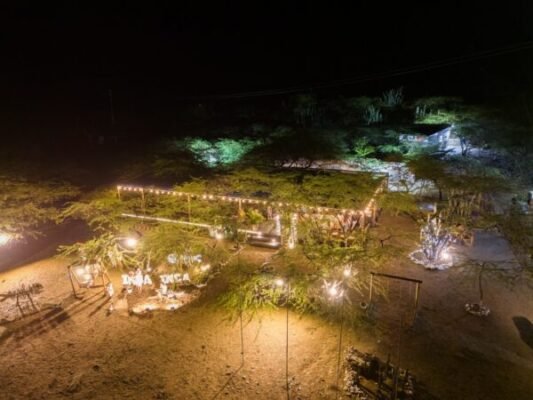 vista panoramica de la fiesta blanca santa marta