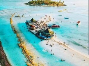 acuario de san andres, vista tomada desde el aire